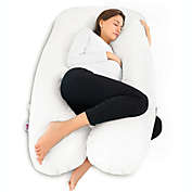 Queen Rose White Pregnancy Pillow, U-Shaped Maternity Pillow