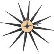 LeisureMod LeisureMod Maxi Modern Design Colorful Star Silent Non-Ticking Wall Clock MCL18BL