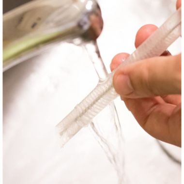 Juvale 4 Pack Metal Straw Cleaner Brush, Extra Long Stainless Steel with Bristles for Cleaning Water Bottles, Boba Straws, Pipes, Tubes (12 In). View a larger version of this product image.