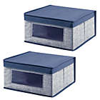 Alternate image 0 for mDesign Soft Fabric Child/Kid Storage Organizer Box - 2 Pack