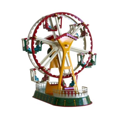 Alexander Taron 8.75" German Collectible Ferris Wheel Tin Toy. View a larger version of this product image.