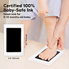 Alternate image 1 for KeaBabies Inkless Baby Hand And Footprint Kit Frame, Mess Free Baby Picture Frame for Newborn (Alpine White)