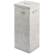 mDesign Tall Gift-Wrapping Paper Storage Box with Handles + Removable Lid