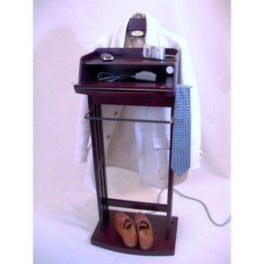 Proman Products Excalibur Valet in Dark Mahogany. View a larger version of this product image.