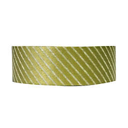 Wrapables Colorful Patterns Washi Masking Tape 1 / Skinny Diagonal Gold