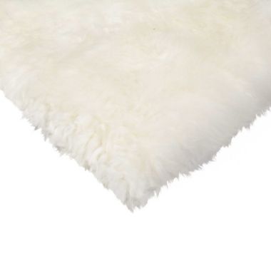 HomeRoots Decor 100% Sheepskin Chair Seat Pad 17"X17"- Natural. View a larger version of this product image.