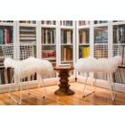Alternate image 2 for HomeRoots Decor 100% Sheepskin Chair Seat Pad 17"X17"- Natural