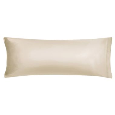 PiccoCasa Body Pillow Cover with Envelope Closure, Pillow Encasement - Super Soft Silky Satin Solid Pillow Protector 20"x54" Body Pillowcase Beauty for Hair Face Skin, Taupe. View a larger version of this product image.
