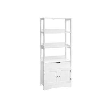 BreeBe White Storage Cabinet with 3 Shelves. View a larger version of this product image.