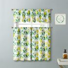 Alternate image 0 for Kate Aurora Country Lemon Vine Complete 3 Piece Kitchen Curtain Tier & Valance Set - 58 in. W x 56 in. L, Multi