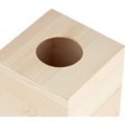 Alternate image 3 for Juvale Wood Tissue Box Cover (5 x 5 x 5.8 in)