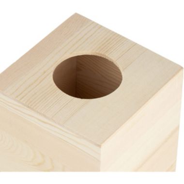 Juvale Wood Tissue Box Cover (5 x 5 x 5.8 in). View a larger version of this product image.