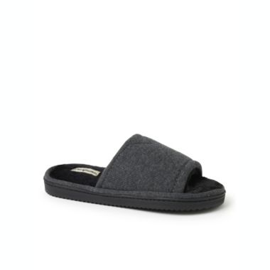 Dearfoams Women's Demi Rib Knit Slide Slippers. View a larger version of this product image.