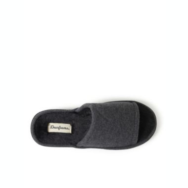 Dearfoams Women's Demi Rib Knit Slide Slippers. View a larger version of this product image.