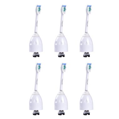 Pursonic Standard Replacement Brush Heads For Philips Sonicare E series, fits Sonicare Advance, CleanCare, Elite, Essence and Xtreme Philips Brush Handles (6). View a larger version of this product image.
