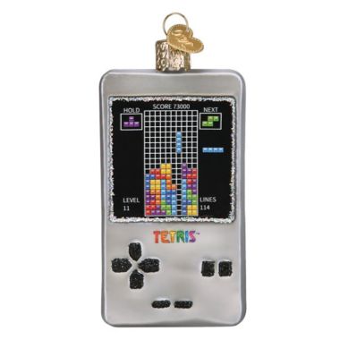 Old World Christmas Tetris Game Glass Tree Ornament FREE BOX 4 Inch 44185 |  Bed Bath & Beyond