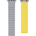 Alternate image 1 for Worryfree Gadgets Reverseable Leather Magnetic Band for Apple Watch 38mm 40mm 41mm, 42mm 44mm 45mm iWatch Band Series 8 7 6 5 4 3 2 1 & SE - 42/44/45