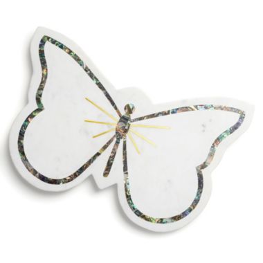 GAURI KOHLI Butterfly Marble Cheese Board - Large. View a larger version of this product image.