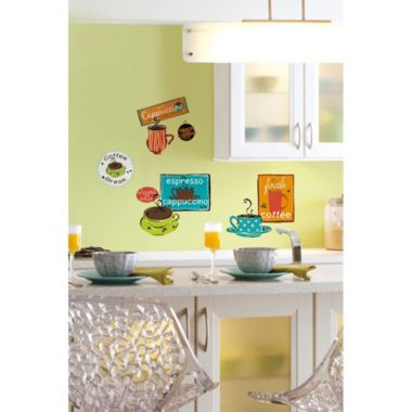 Roommates Decor Sticker Cafe Wall Decals. View a larger version of this product image.
