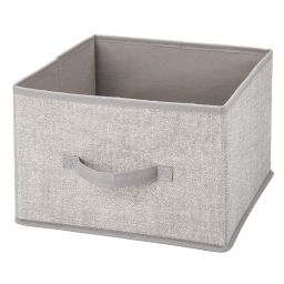 mDesign Soft Fabric Closet Storage Organizer Cube Bin, 10 pack