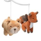Alternate image 1 for Bedtime Originals Animal Alphabet Bear/Fox Musical Baby Crib Mobile Soother Toy
