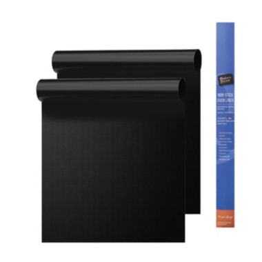 Baker's Secret Oven Liner Set, 2x Reusable Non-stick Oven Liner Set 24"x13", Kitchen Essentials, Oven Protection, Red. View a larger version of this product image.