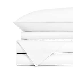 Standard Textile Home - Sateen Sheet Set (Centium Satin), White, Twin XL