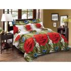 Alternate image 2 for Dolce Mela Home Decorative Duvet Cover Set, King Size Floral Bedding, - Romeo Dm711K