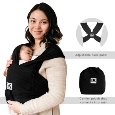 Baby K&#39;tan Pre-Wrapped Ready To Wear Baby Carrier  Black XXSmall