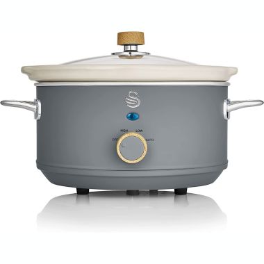 Swan Nordic - SF17021GRYN - 3.5L Slow Cooker, Grey. View a larger version of this product image.