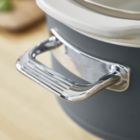 Alternate image 3 for Swan Nordic - SF17021GRYN - 3.5L Slow Cooker, Grey