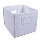 Alternate image 0 for Badger Basket Co. Folding Basket/Storage Cube - White Waffle