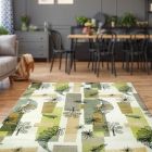 Alternate image 1 for Homefires Decorative Indoor/Outdoor Accent Rug 50'S Mod Fern - 21" X 54"