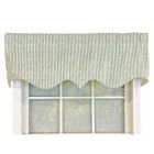 Alternate image 0 for RLF Home Duval Regal Valance Ocean Blue. 3" Rod  Pocket 50"W x 17"L