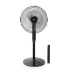 Alternate image 2 for Sunpentown Heavy Duty Quiet 16" DC-Motor Energy Saving Stand Fan with Remote Control and Timer - Piano Black