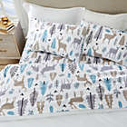 Alternate image 1 for Market & Place Cotton Flannel Holiday Printed Queen Sheet Set in Holiday Deer