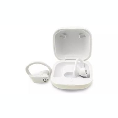 Link Sports Fit Wireless Bluetooth 5.0 Earbuds Earphone Ear Hook Microphone TWS With Charging Base Work Travel Gym - White. View a larger version of this product image.