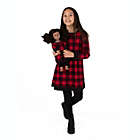 Alternate image 1 for Leveret Girls and Doll Cotton Dress Plaid