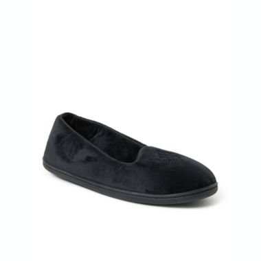 Dearfoams Womens Rebecca Microfiber Velour Closed Back. View a larger version of this product image.
