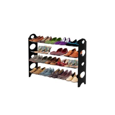 ForHauz Shoe Organizer 20 Pair Storage Rack for Closet or Entryway