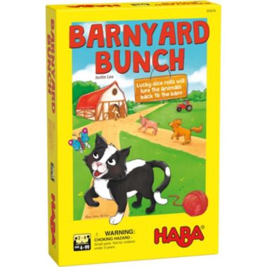 HABA Barnyard Bunch - A Cooperative Roll & Move Game for Ages 4 and Up (Made in Germany). View a larger version of this product image.