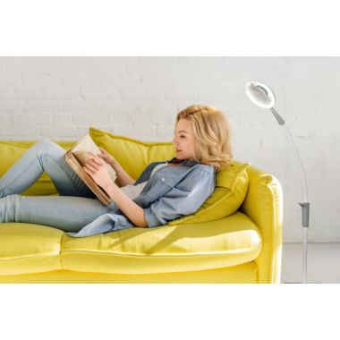 Daylight 3-in-1 Magnificent Pro - U25090 - Floor, Table, or Task Lamp - LED - Adjustable Brightness - 3 Diopter Magnifier. View a larger version of this product image.