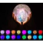 Alternate image 2 for Link Galaxy Lamp Moon Lamp Night Light 3D 16 LED Colors 5.9" Touch Control With Remote Control
