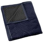 Alternate image 0 for Sure-Max Moving & Packing Blanket - Pro Economy - 80" x 72" (35 lb/dz weight) - Professional Quilted Shipping Furniture Pad Navy Blue and Black
