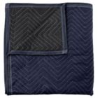 Alternate image 2 for Sure-Max Moving & Packing Blanket - Pro Economy - 80" x 72" (35 lb/dz weight) - Professional Quilted Shipping Furniture Pad Navy Blue and Black