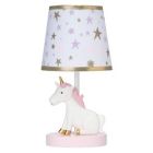 Alternate image 0 for Bedtime Originals Rainbow Unicorn Pink/White Nursery Lamp with Shade & Bulb