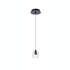 Alternate image 0 for Elegant Lighting Adjustable Hanging Eren 1 Light Pendant for Living Room, Kitchen, Bedroom & Hallway, Black