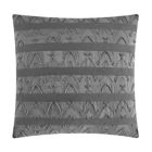 Alternate image 3 for Chic Home Reign Comforter Set Clip Jacquard Geometric Pattern Design Bedding - Decorative Pillows Shams Included - 5 Piece - Queen 90x90", Grey