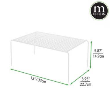 mDesign Metal Closet Organizer Storage Shelf. View a larger version of this product image.