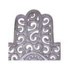 Alternate image 3 for Global Crafts Hamsa Hand Haitian Metal Wall Art, Set of 2